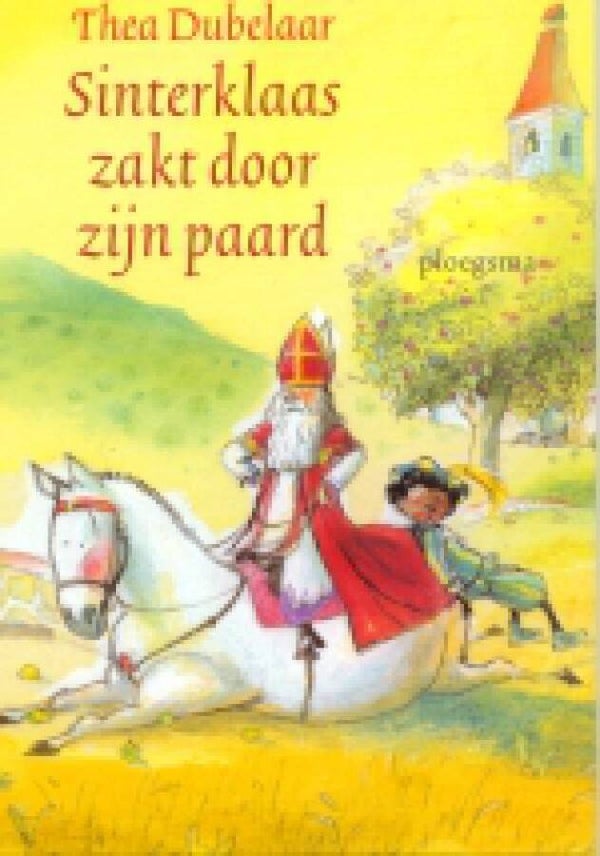 Sinterklaas zakt door zijn paard