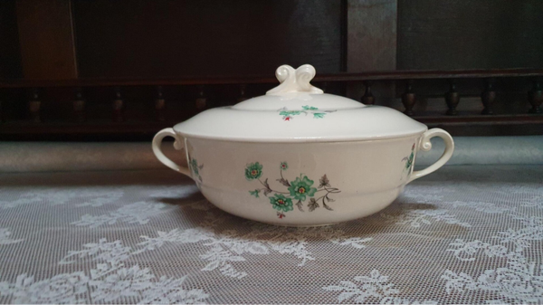 Dekschaal - Model Boudewijn, decor 2784D; groene bloem