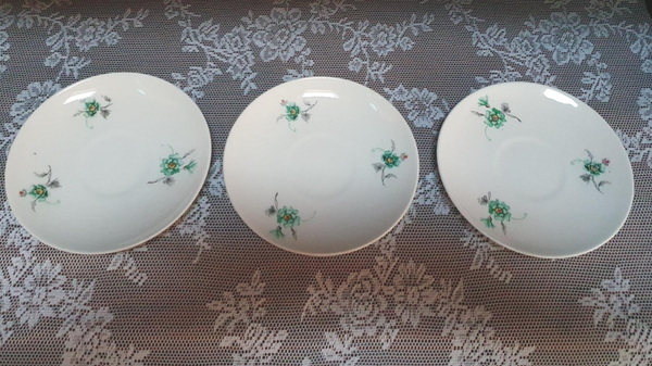 Schotel - Model Boudewijn, decor 2784D; groene bloem