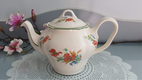 Theepot - Société Céramique Maastricht - Decor 1957A klaproos