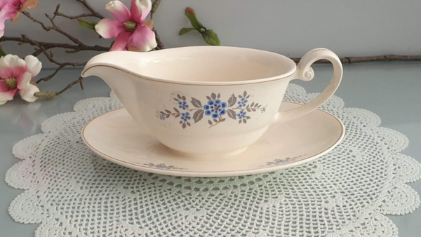 Sauskom Boudewijn - Petrus Regout - Marianne decor 823 - Vergeet me nietje