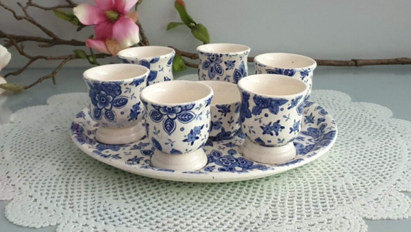 Eierdopset laag model - Société Céramique Maastricht - Decor Beatrix