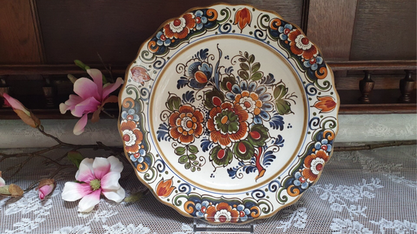 Wandbord - Plateelbakkerij Flora