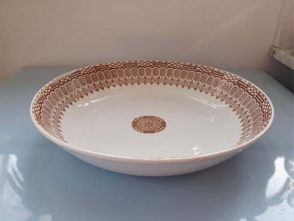 Alpine - Boch Freres Keramis - Ronde schaal