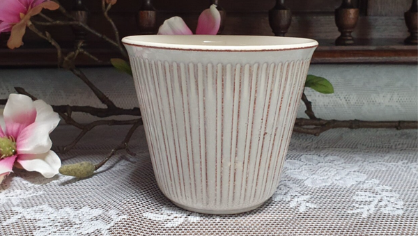 Bloempotje - Vintage Holland V1 - geribbeld