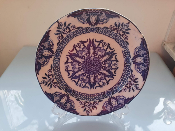 Bord - Petrus Regout - Decor Toko blauw