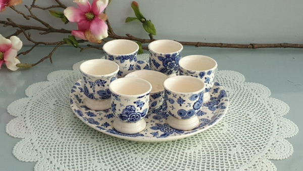 Eierdopset laag model - Société Céramique Maastricht - Decor Beatrix