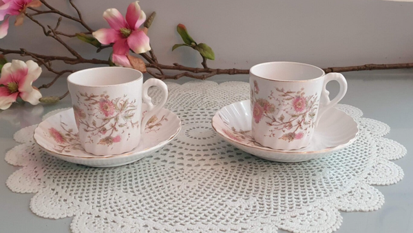 Antieke Kop & Schotel - Chrysantheme (2)