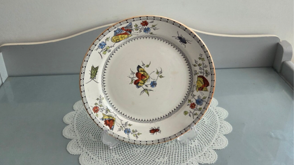 Dinerbord - Société Céramique Maastricht - Decor Papillon