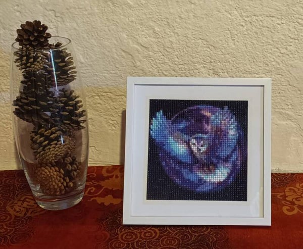 Broderie diamants "Chouette"