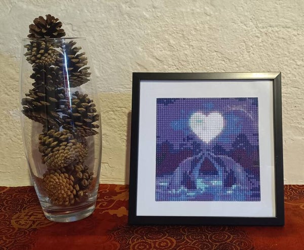 Broderie diamants "Dauphin"