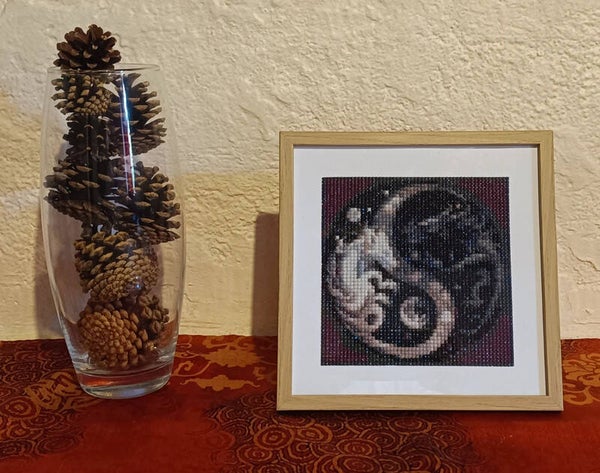 Broderies diamants "YingYang"