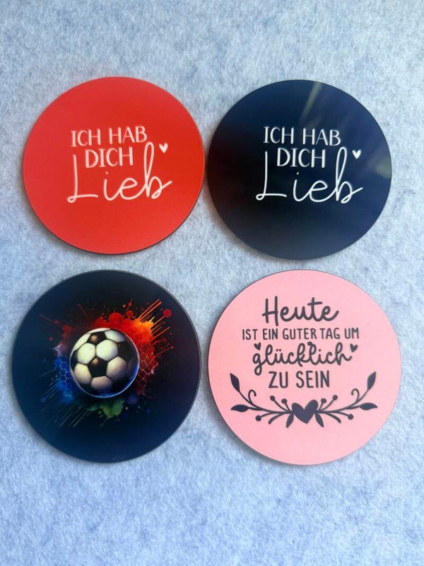 Hartfaser Untersetzer / Filz Untersetzer