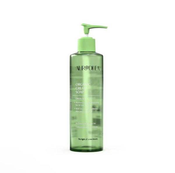 Crème de savon au thé vert