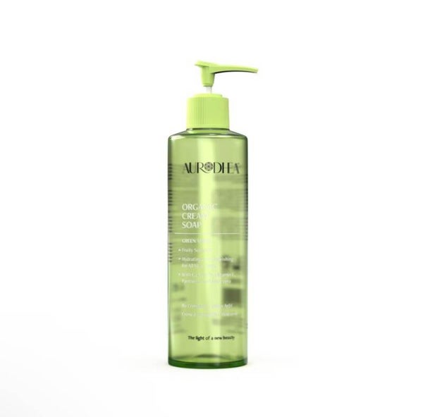 Crème de savon à la pomme verte