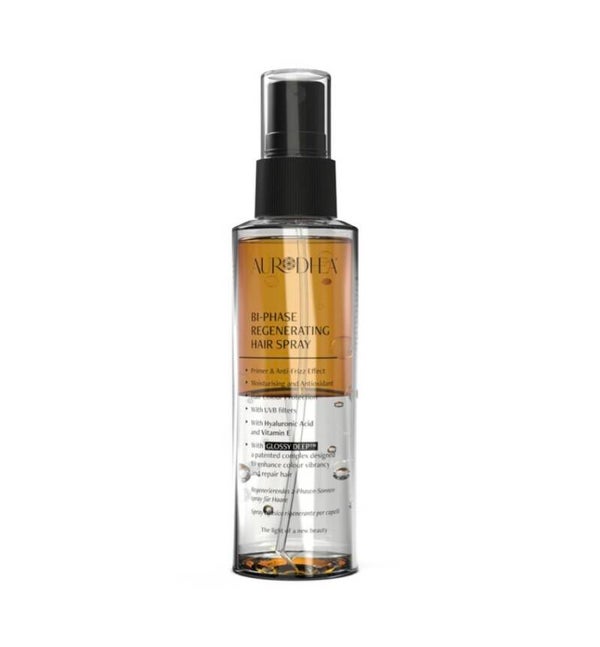 Spray capillaire biphasé régénérant avec acide hyaluronique et vitamine E