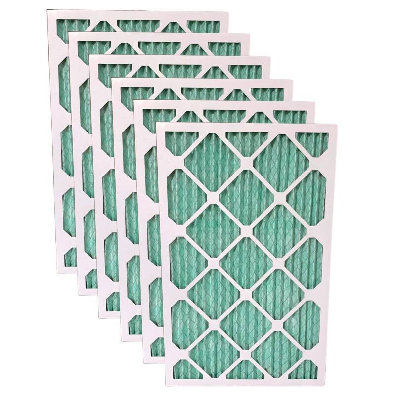 Pleated, MERV 8 AC air filters