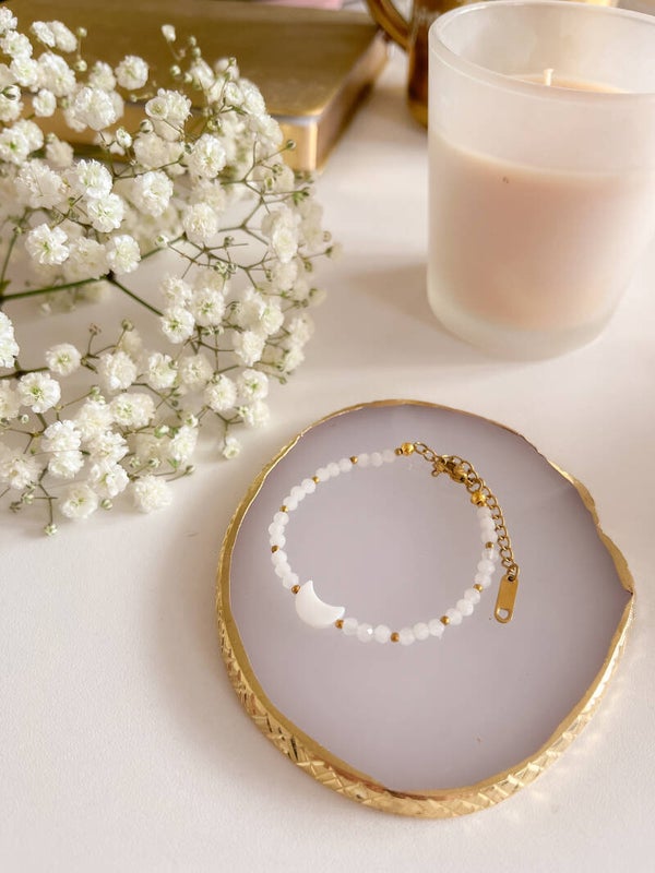 Bransoletka z kamieni naturalnych Moonlight Pearl