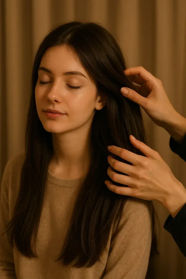 tracing Hair playing