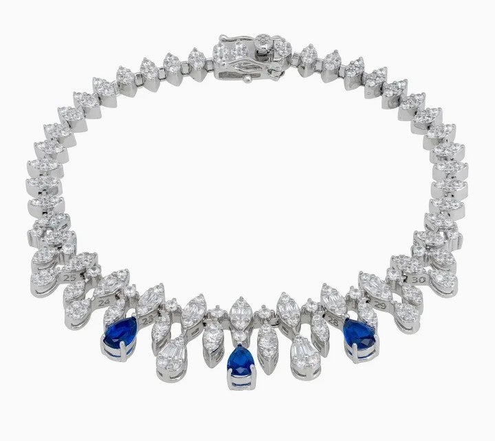 Duchess Sapphire bracelet silver