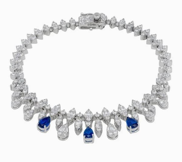 Duchess Sapphire bracelet silver