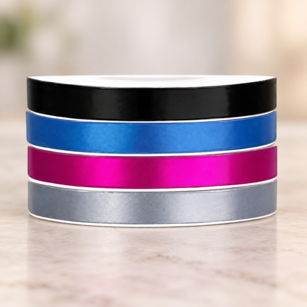 Wenn’s mal etwas edler sein soll: Satinband 3mm – 150cm – in verschiedenen Farben