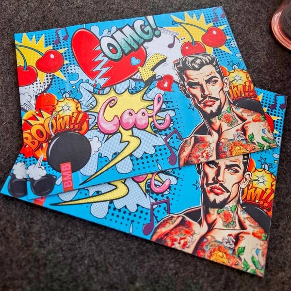 2er Set - Tischset - Pin up