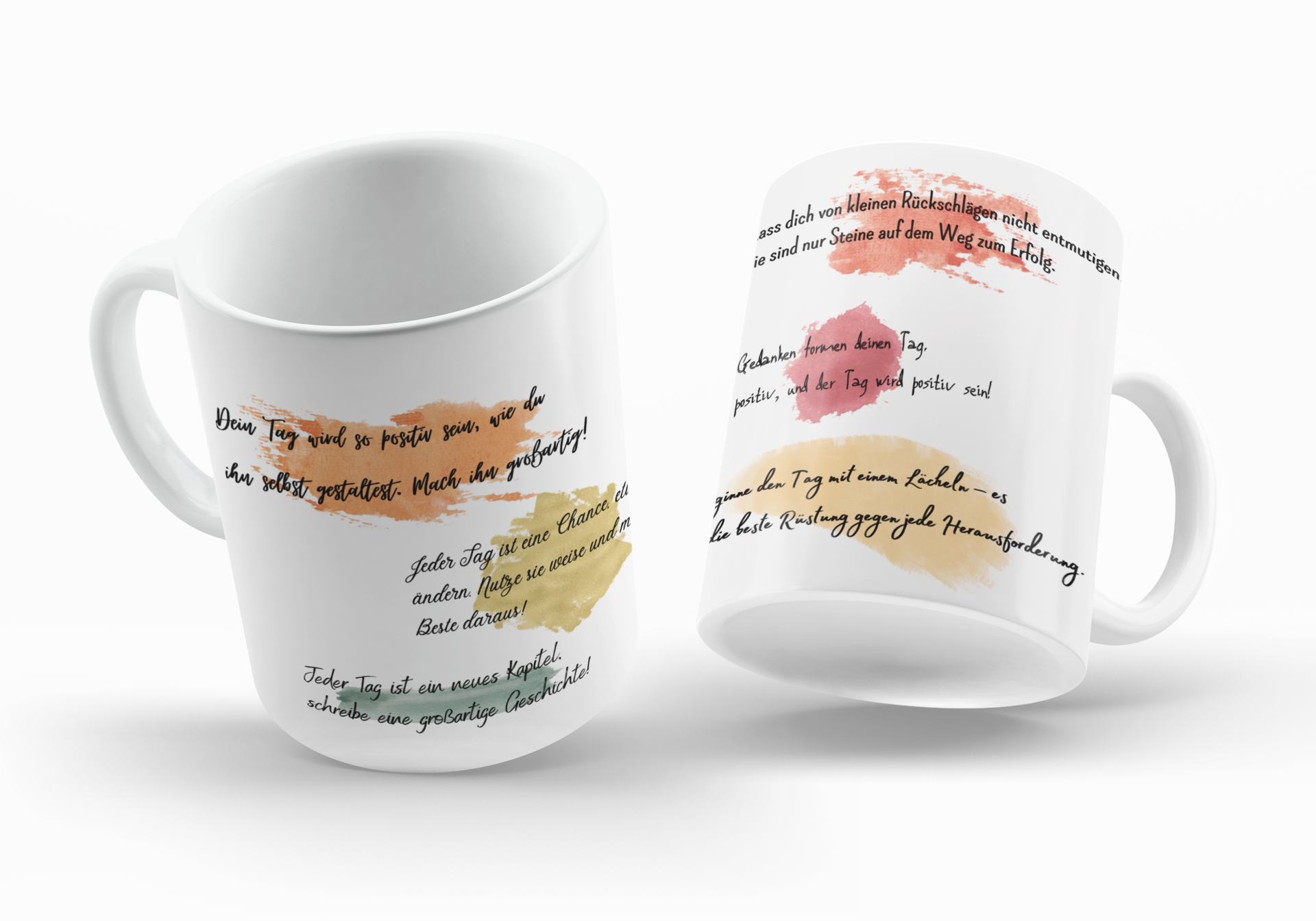 Motiv Kaffee Becher - Start in den Morgen - Personalisierbar