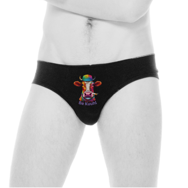 Be Kuuhl Classic Slip Herren - Design Print - Hanf Bauer Willi Color