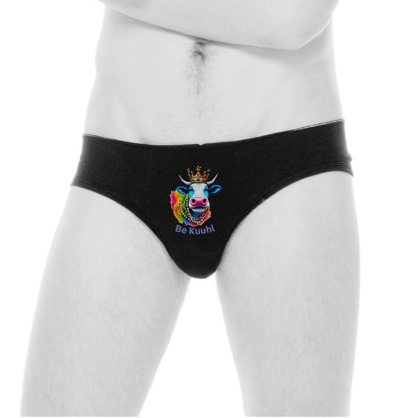 Be Kuuhl Classic Slip Herren - Design Print - Königin Mutter Color