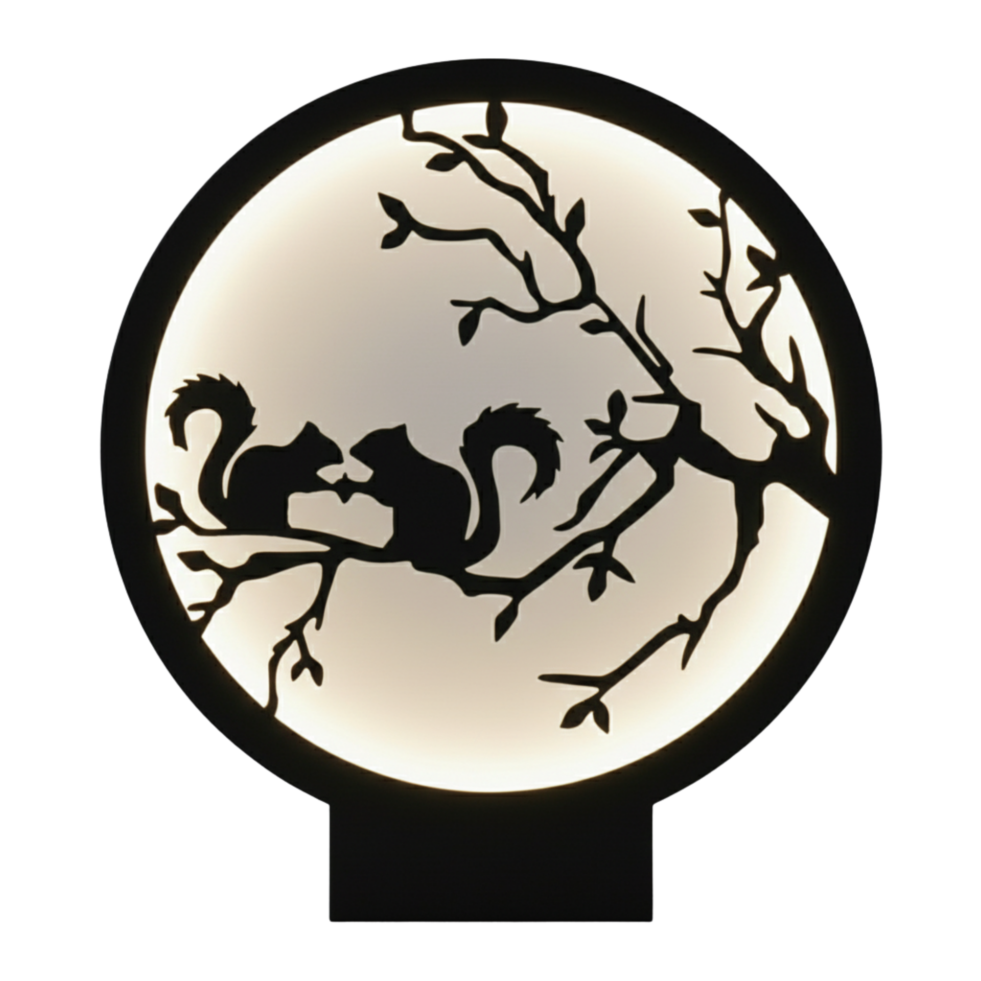 GlowGo “Ring Motiv Leuchte” "Eichhörnchen"– ...einfach was besonderes!