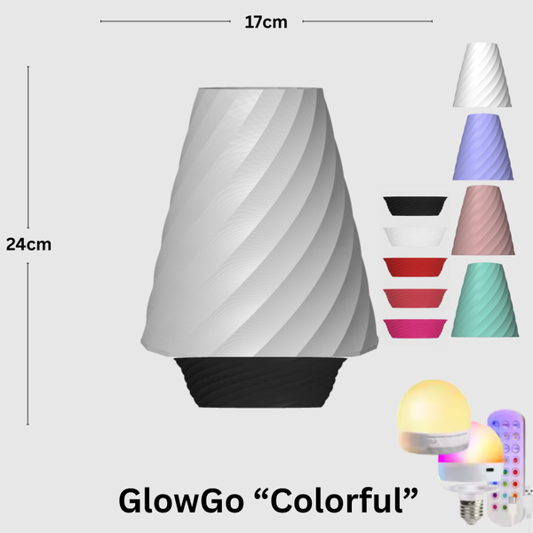 GlowGo "Colorful" Tischlampe