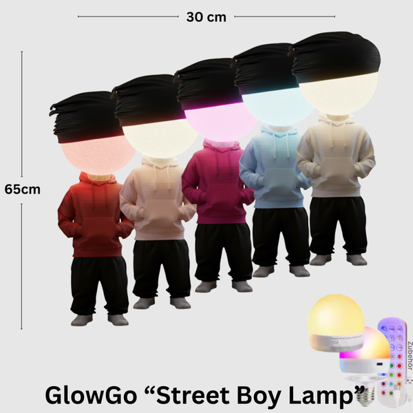 GlowGo "Street Boy Lamp" – Die Leuchte mit urbanem Charakter