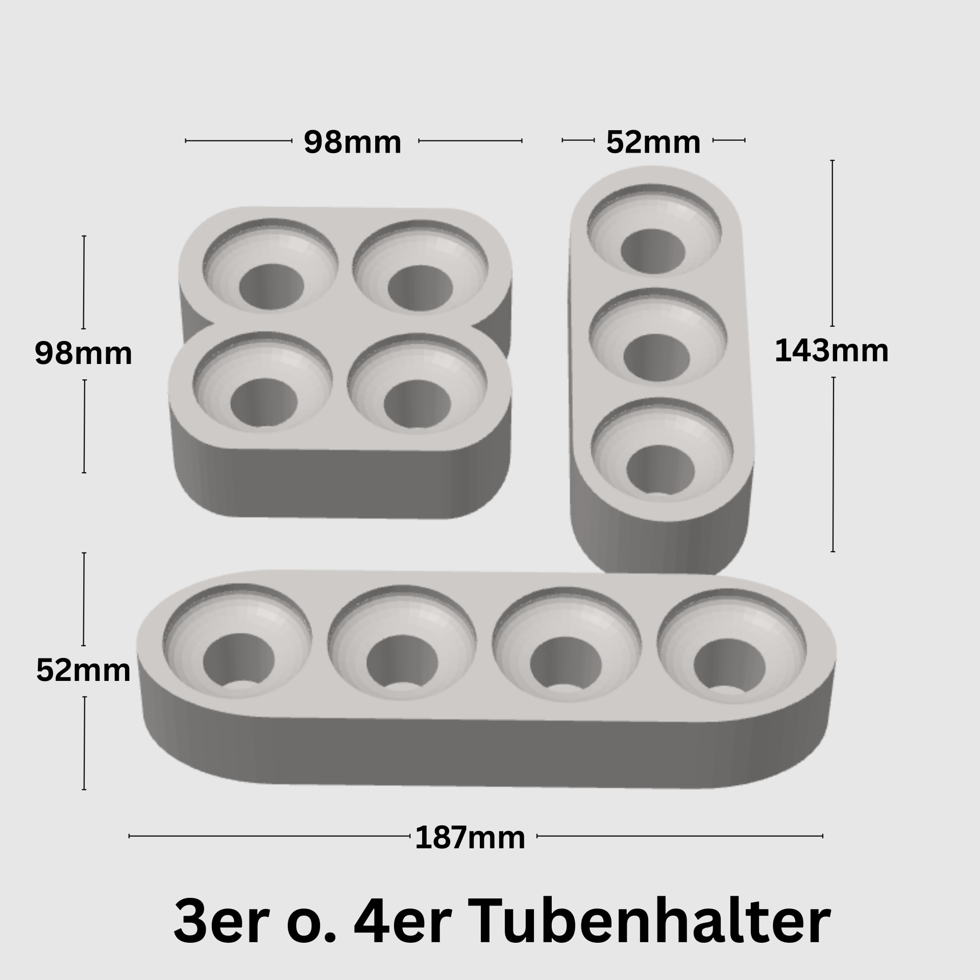 Premium Tubenhalter – Ordnung mit System