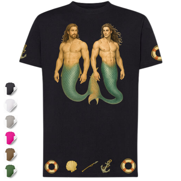 Meermann T-Shirt Unisex in 5 Farben - DTF Print -