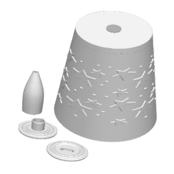 Lampenschirm Star – Liebevoll. Nachhaltig. Wandelbar.