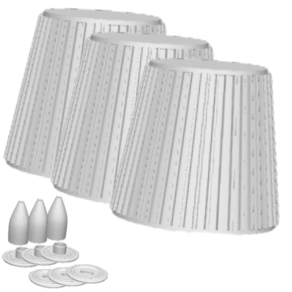 Lampenschirm 3er Set Rib – Liebevoll. Nachhaltig. Wandelbar.