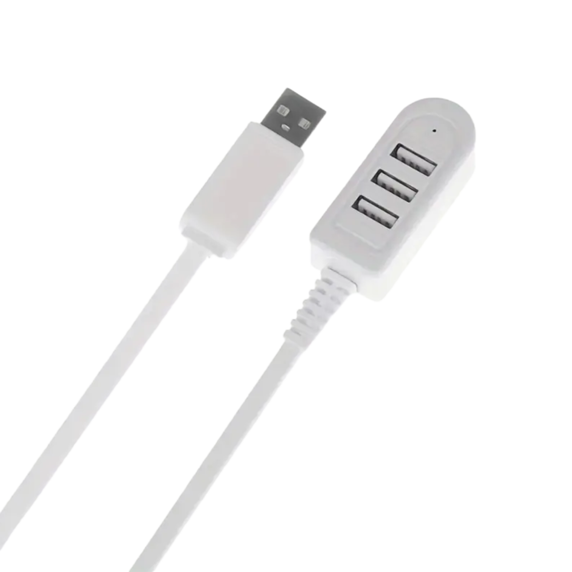 3-in-1 USB-Dose – 120 cm Kabellänge, Schwarz