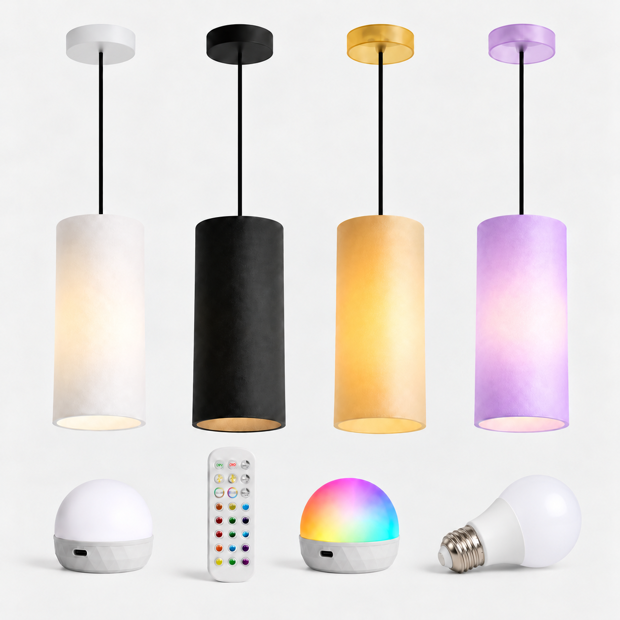 LumaAir – kabellose 3D-Design-Hängelampe mit Akku-Licht