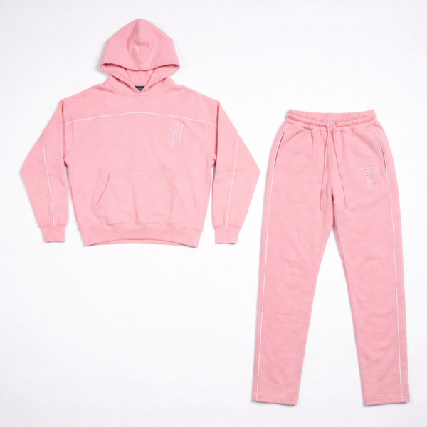 Pink tracksuits