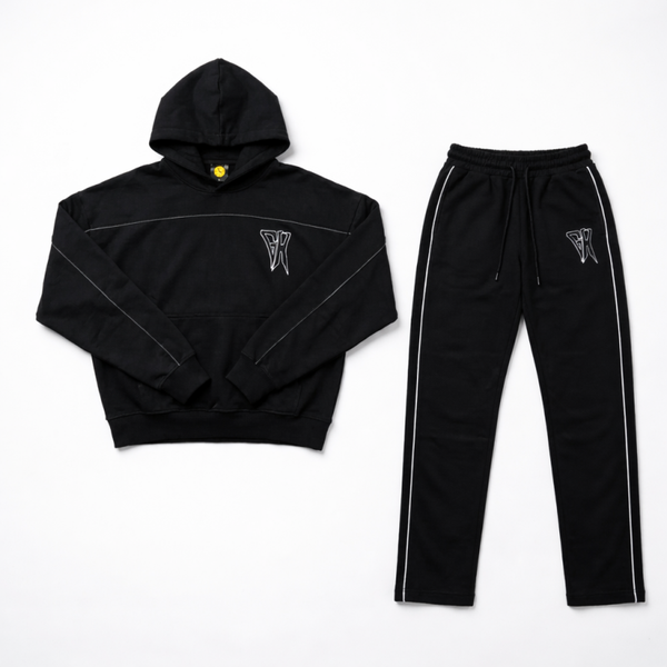 Black tracksuits