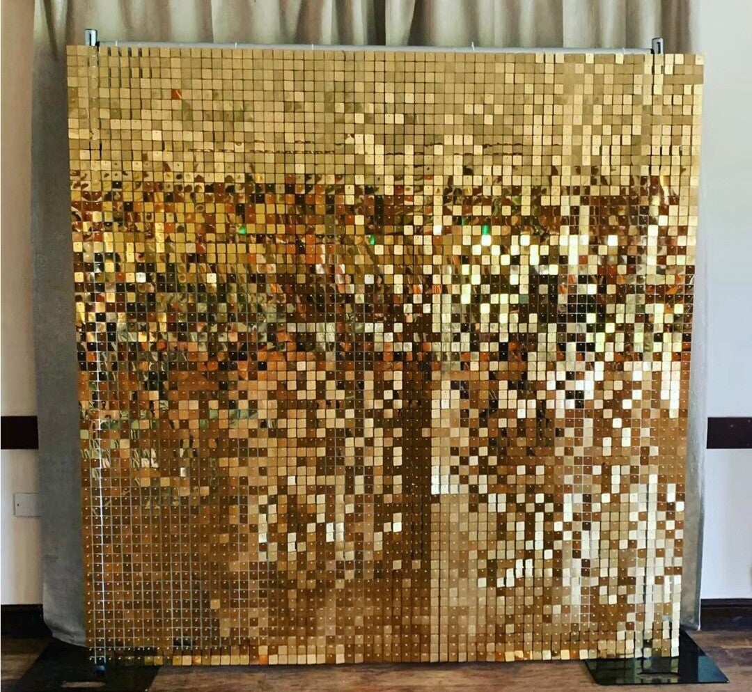 Gouden shimmerwall