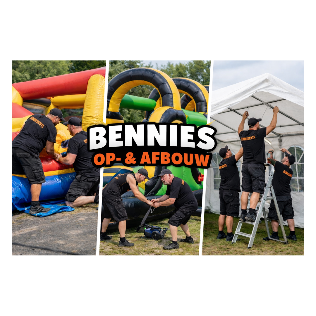 Easy-Up Partytent 4x8 Meter – Op- & Afbouwservice