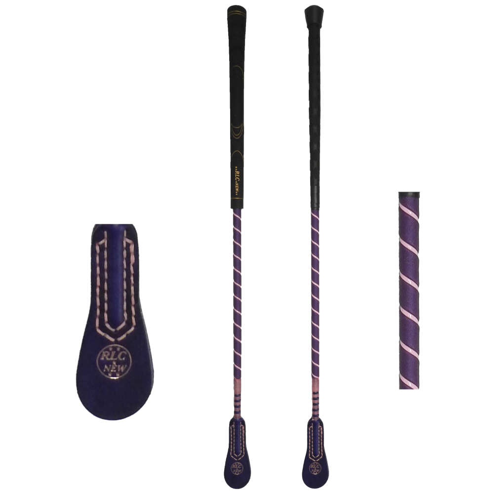 Cravache Hippique Violette, 63 cm