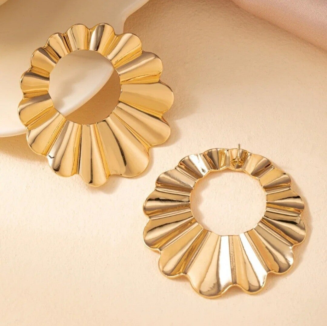 Boucles d'oreilles FLEUR DE MINUIT