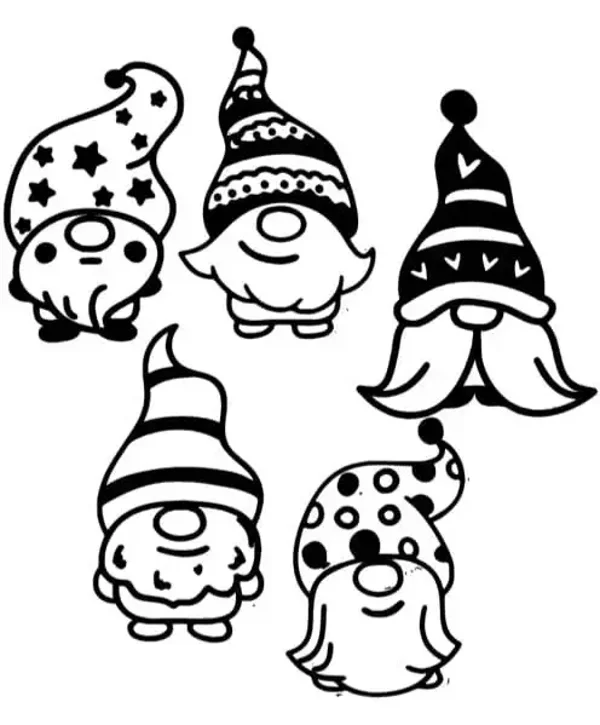 Gnomes raamstickers