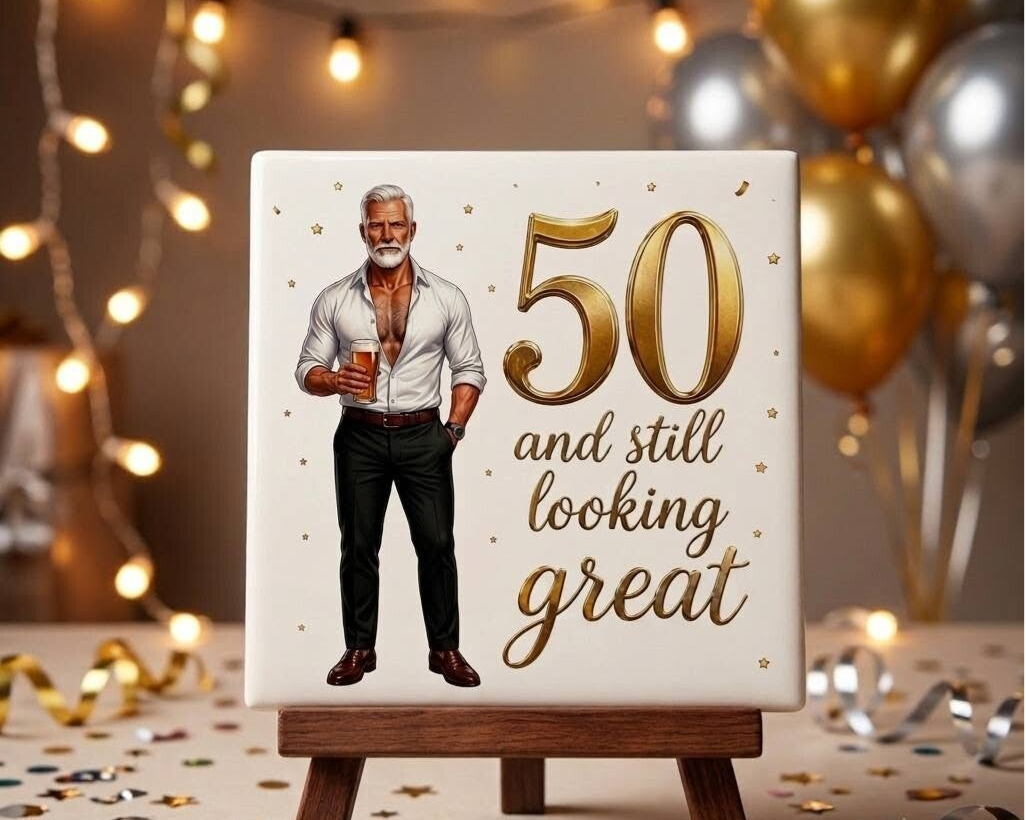 Tegeltje 50 man