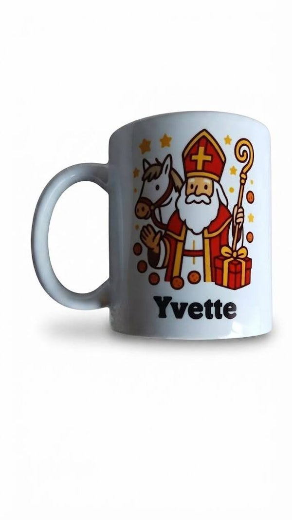 Sinterklaas mok met naam