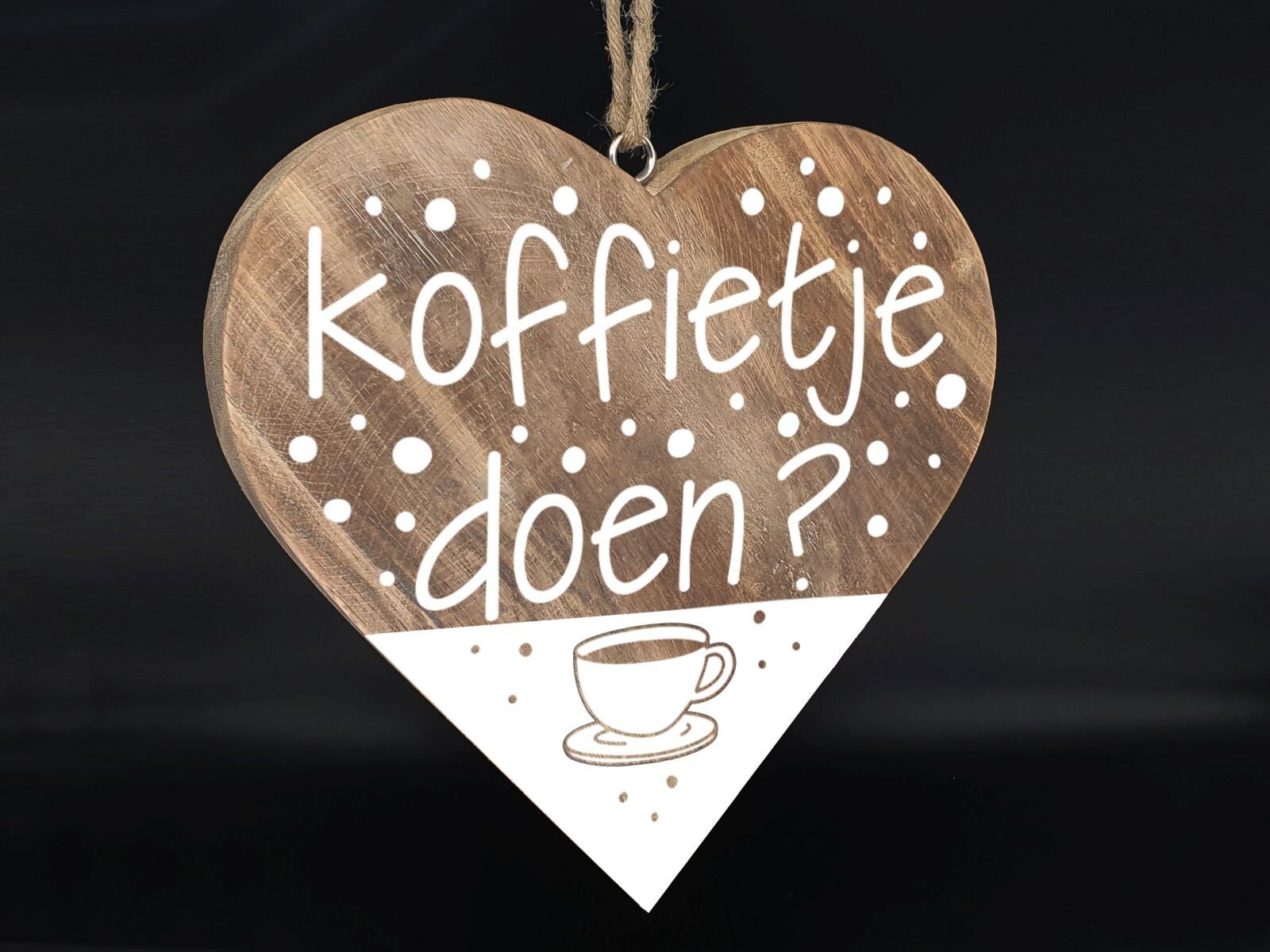 Tekstbord koffietje doen?