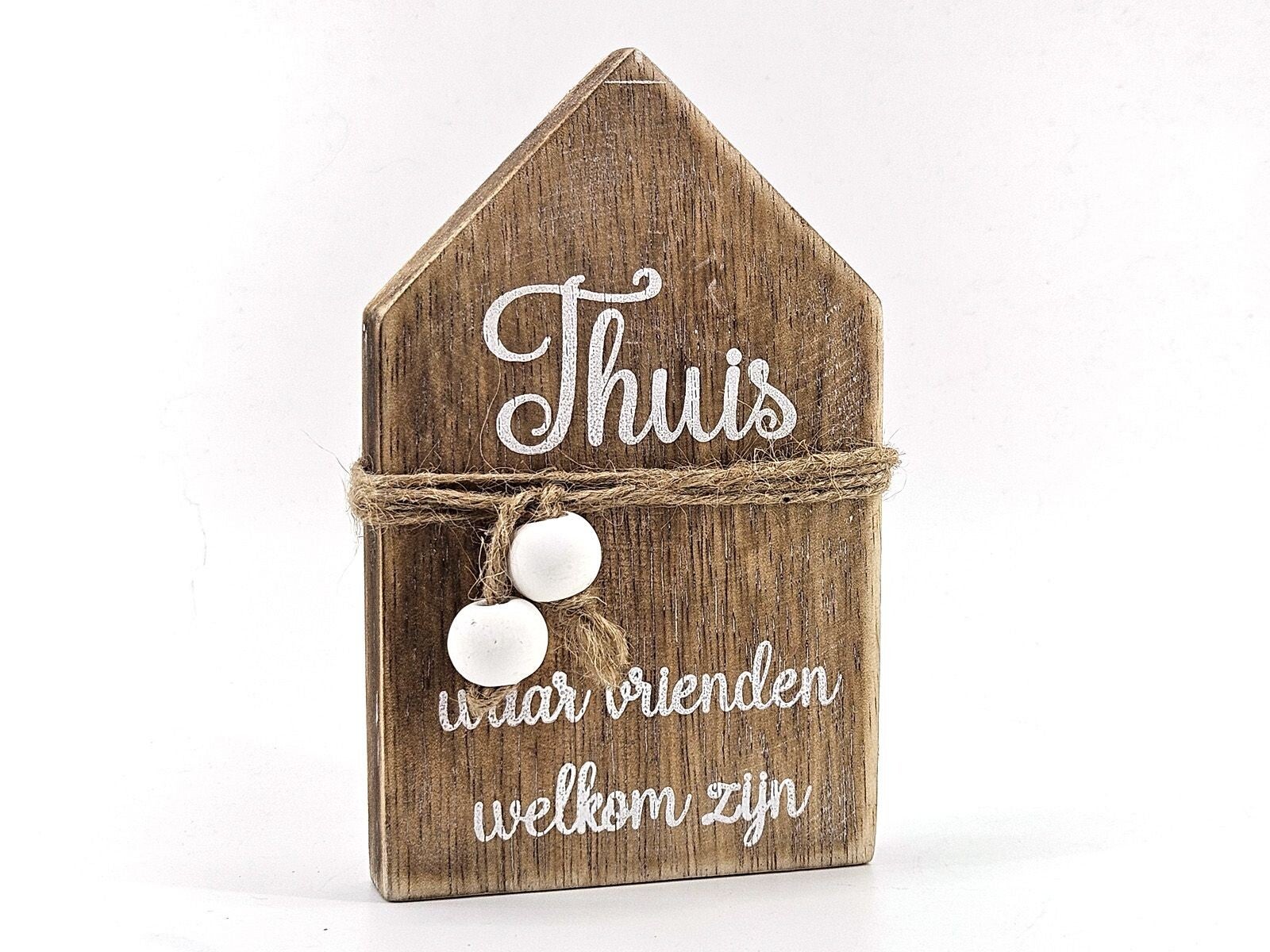 Tekstbord thuis